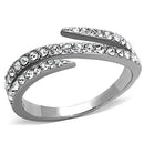 Cheap Rings TK1338 Stainless Steel Ring with Top Grade Crystal