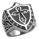 Mens Stainless Steel Rings TK1349 Stainless Steel Ring with Crystal