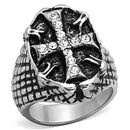 Mens Stainless Steel Rings TK1351 Stainless Steel Ring with Crystal