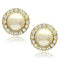 Gold Stud Earrings TK1381 Gold - Stainless Steel Earrings in Citrine Yellow