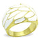 Cheap Gold Rings TK1387 Gold - Stainless Steel Ring in White