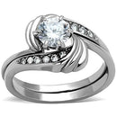 Cheap Wedding Rings TK1429 Stainless Steel Ring with AAA Grade CZ