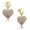 Gold Drop Earrings TK1456 Gold - Stainless Steel Earrings with Crystal