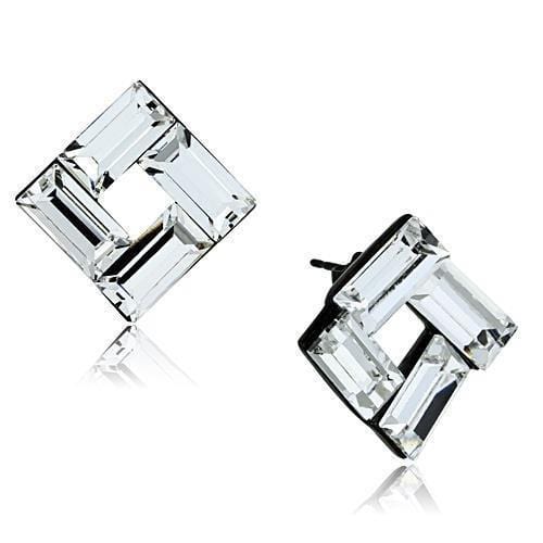 Stud Earrings For Women TK1464 - Stainless Steel Earrings with Crystal