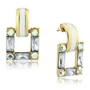 Gold Drop Earrings TK1465 Gold - Stainless Steel Earrings with Crystal