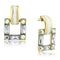 Gold Drop Earrings TK1465 Gold - Stainless Steel Earrings with Crystal