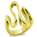 Simple Gold Rings TK152G Gold - Stainless Steel Ring