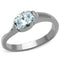 Band Rings TK1542 Stainless Steel Ring with AAA Grade CZ