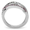 Band Rings TK156 Stainless Steel Ring with Top Grade Crystal