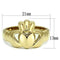 Simple Gold Rings TK160G Gold - Stainless Steel Ring