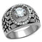 Mens Stainless Steel Rings TK1614 Stainless Steel Ring with AAA Grade CZ