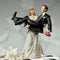 "To Have and to Hold" - Bride Holding Groom Figurine (Pack of 1)-Wedding Cake Toppers-JadeMoghul Inc.