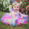 Toddler Girls Fancy Princess Tutu Dress Holiday Flower Double Layers Fluffy Baby Dress with Headband Photo Props TS044 AExp