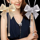 TOMTOSH fashion jewelry 2016 necklace  long necklace bow style for ladies decorations AExp