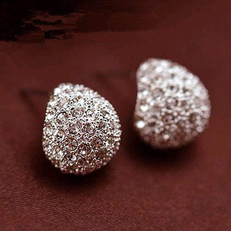 Tomtosh Jewerly Fashion Vintage Full Crystal Crescent Stud Earrings Beatles Earring For Woman New 2016 Christmas Gift Wholesale AExp