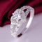 Tomtosh The new cute hot silver ring fashion jewelry charm Lady stone wedding stone high quality crystal ring