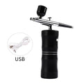 Top 0.3mm Mini Air Compressor Kit Air-Brush Paint Spray Gun Airbrush For Nail Art Tattoo Craft Cake Nano Fog Mist Sprayer JadeMoghul Inc. 