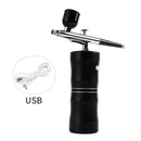 Top 0.3mm Mini Air Compressor Kit Air-Brush Paint Spray Gun Airbrush For Nail Art Tattoo Craft Cake Nano Fog Mist Sprayer JadeMoghul Inc. 