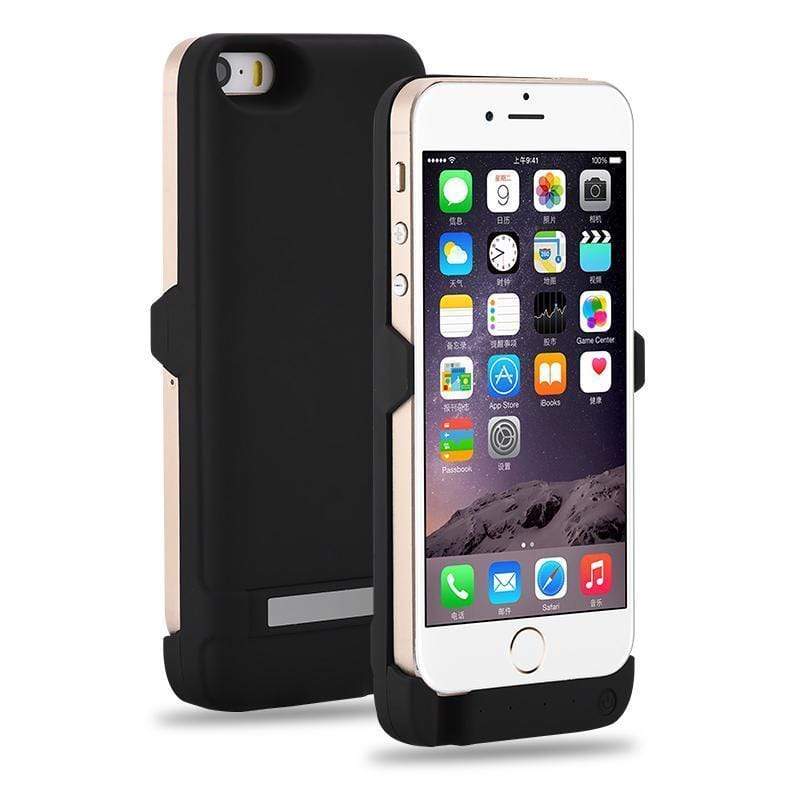 Top 100% New 4200mAh Battery Charger Case For iPhone 5S SE Power Bank Case Phone Battery Pack cover For iPhone 5 s Battery Case