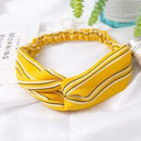 Top Knot Turban Twist Hairband Retro Elastic Hair Hoop Headwrap Headband for Women Print Headdress Accessories AExp