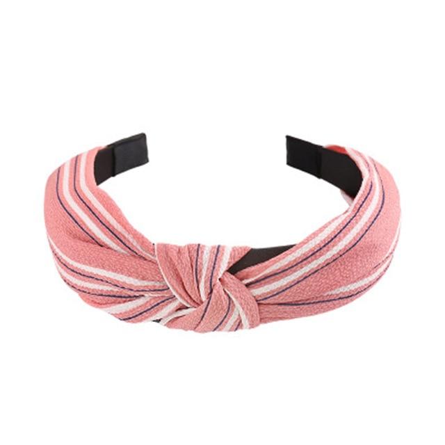 Top Knot Turban Twist Hairband Retro Elastic Hair Hoop Headwrap Headband for Women Print Headdress Accessories AExp