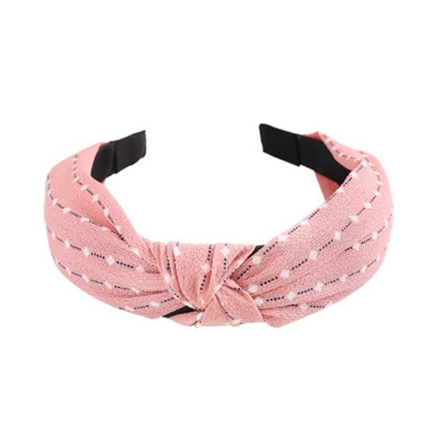 Top Knot Turban Twist Hairband Retro Elastic Hair Hoop Headwrap Headband for Women Print Headdress Accessories AExp