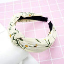 Top Knot Turban Twist Hairband Retro Elastic Hair Hoop Headwrap Headband for Women Print Headdress Accessories AExp