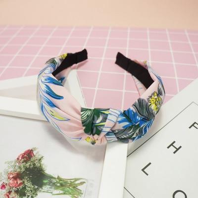 Top Knot Turban Twist Hairband Retro Elastic Hair Hoop Headwrap Headband for Women Print Headdress Accessories AExp