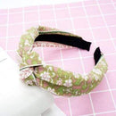 Top Knot Turban Twist Hairband Retro Elastic Hair Hoop Headwrap Headband for Women Print Headdress Accessories AExp