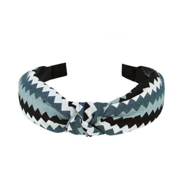 Top Knot Turban Twist Hairband Retro Elastic Hair Hoop Headwrap Headband for Women Print Headdress Accessories AExp