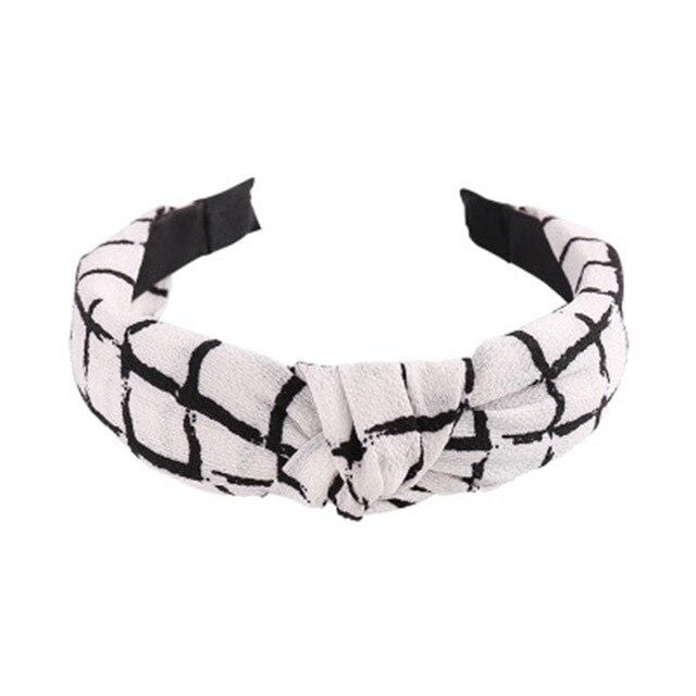 Top Knot Turban Twist Hairband Retro Elastic Hair Hoop Headwrap Headband for Women Print Headdress Accessories AExp