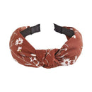 Top Knot Turban Twist Hairband Retro Elastic Hair Hoop Headwrap Headband for Women Print Headdress Accessories AExp