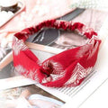 Top Knot Turban Twist Hairband Retro Elastic Hair Hoop Headwrap Headband for Women Print Headdress Accessories AExp