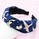 Top Knot Turban Twist Hairband Retro Elastic Hair Hoop Headwrap Headband for Women Print Headdress Accessories AExp