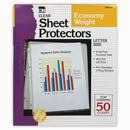 TOP LOADING SHEET PROTECTORS CLEAR-Supplies-JadeMoghul Inc.