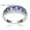 Top Quality Elegant 925 Sterling Silver Engagement Rings AAA Tanzanite CZ Sapphire Stones Rings for Woman Fine Jewelry SR002 JadeMoghul Inc. 