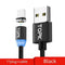 TOPK AM17 1M LED Magnetic USB Cable for iPhone Xs Max 8 7 6 & USB Type C Cable & Micro USB Cable for Samsung Xiaomi LG USB C AExp