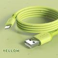 TOPK Micro USB Type C Cable for XiaoMi red mi note 9 3A Fast Charging Liquid Silicone Mobile Phone Data Cable for Samsung Huawei AExp