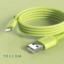 TOPK Micro USB Type C Cable for XiaoMi red mi note 9 3A Fast Charging Liquid Silicone Mobile Phone Data Cable for Samsung Huawei AExp