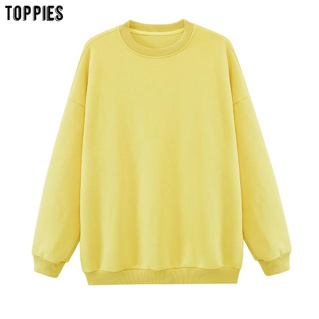 toppies womens tracksuits hooded sweatshirts 2020 autumn winter fleece oversize hoodies solid color jackets JadeMoghul Inc. 