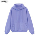 toppies womens tracksuits hooded sweatshirts 2020 autumn winter fleece oversize hoodies solid color jackets JadeMoghul Inc. 