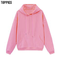 toppies womens tracksuits hooded sweatshirts 2020 autumn winter fleece oversize hoodies solid color jackets JadeMoghul Inc. 