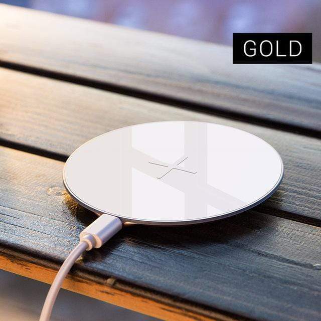 Torras Original Qi Wireless Charger for iPhone X XS Max Slim Fast 10W USB Wireless Charging for Samsung S8 S7 Edge Wireless Pad