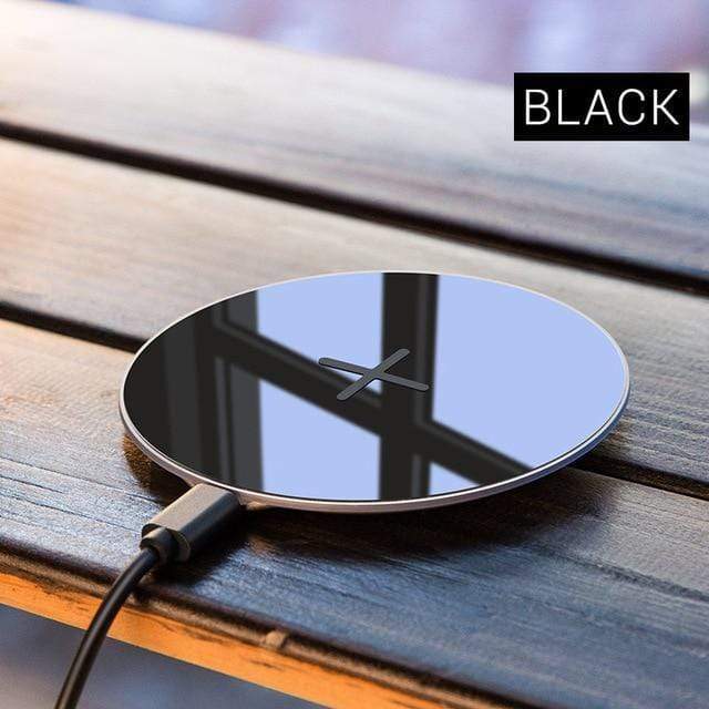 Torras Original Qi Wireless Charger for iPhone X XS Max Slim Fast 10W USB Wireless Charging for Samsung S8 S7 Edge Wireless Pad
