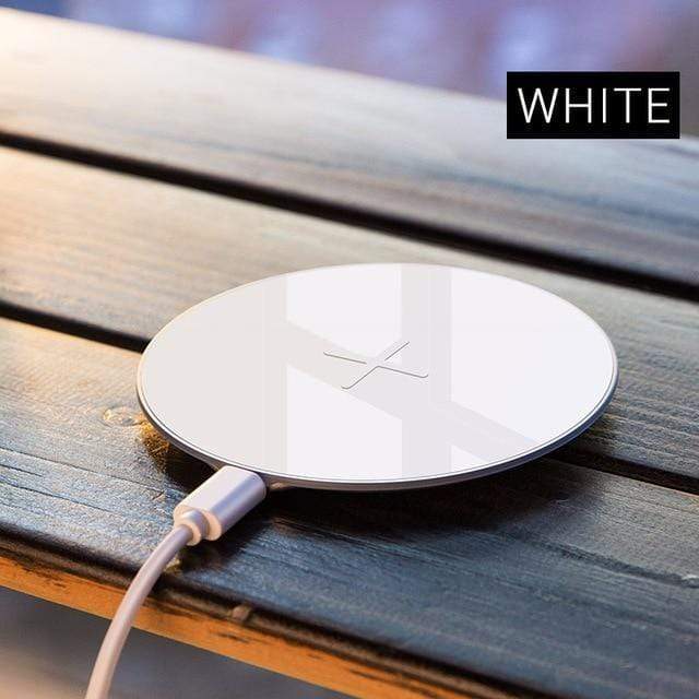 Torras Original Qi Wireless Charger for iPhone X XS Max Slim Fast 10W USB Wireless Charging for Samsung S8 S7 Edge Wireless Pad