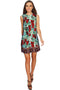 Toscana Adele Grape Print Shift Mini Dress - Women
