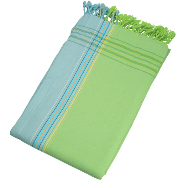 Towels Beach Towels - 0.82" X 1.31" X 0.07" Mojito Cotton, Polyester Kikoy-Towel HomeRoots
