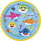 Baby Shark 7 Inch Plates [8 Per Package]