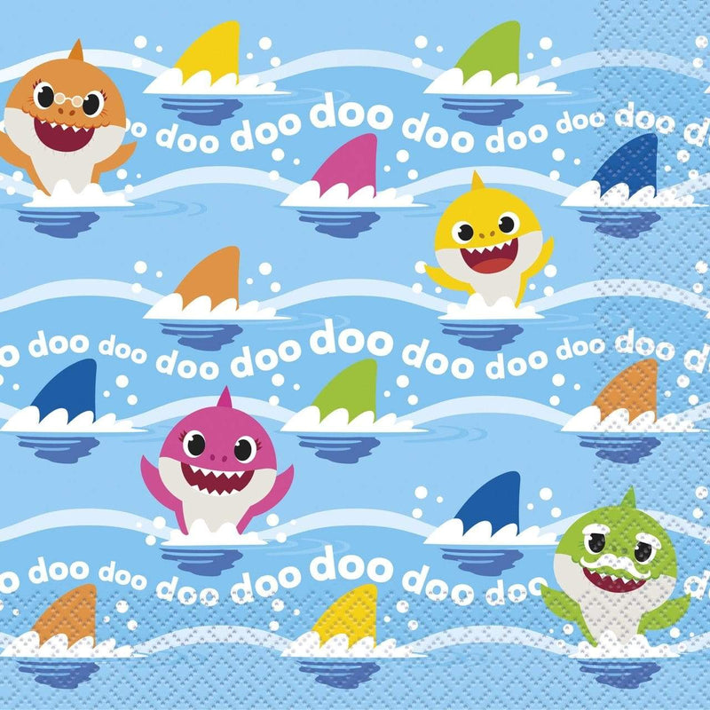 Baby Shark Luncheon Napkins [16 per Pack]