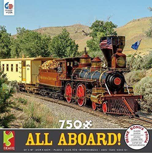 Ceaco All Aboard Valley of The Mountain Puzzle - 750 Pieces